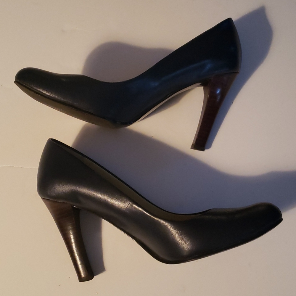 Ralph Lauren 3" heel navy blue - Picture 2 of 7